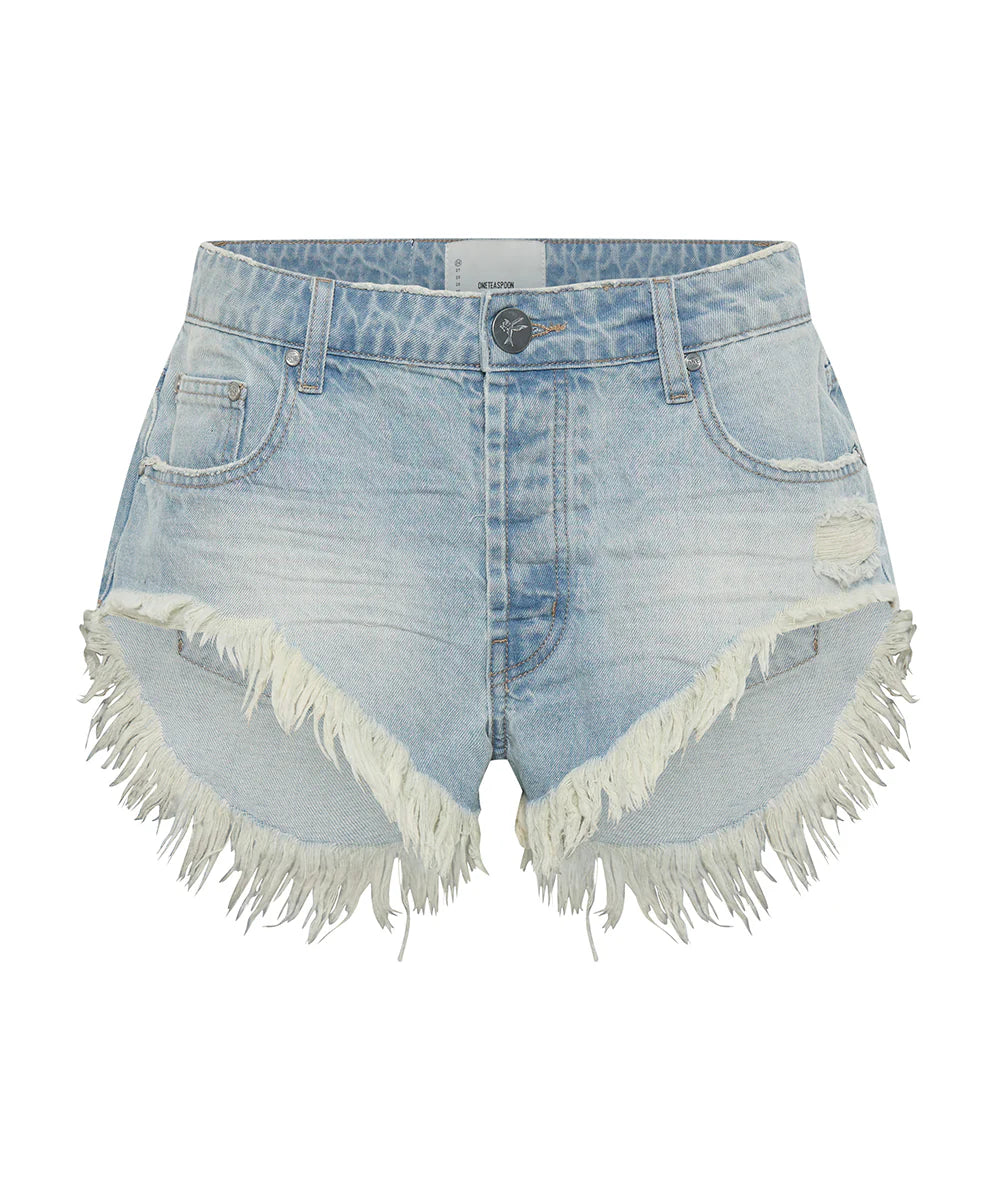 Rollers Denim Shorts - Sportster Blue