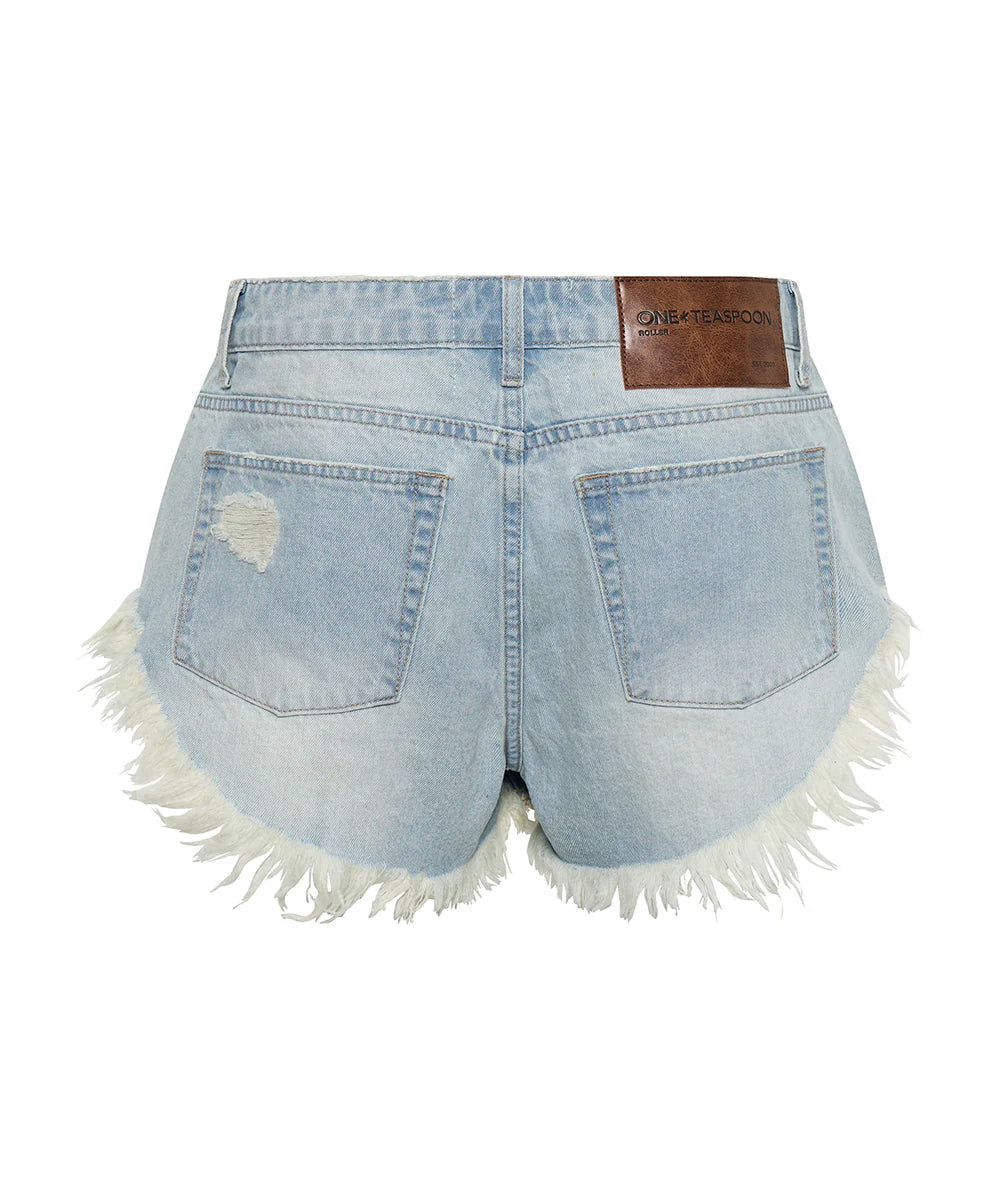 Rollers Denim Shorts - Sportster Blue