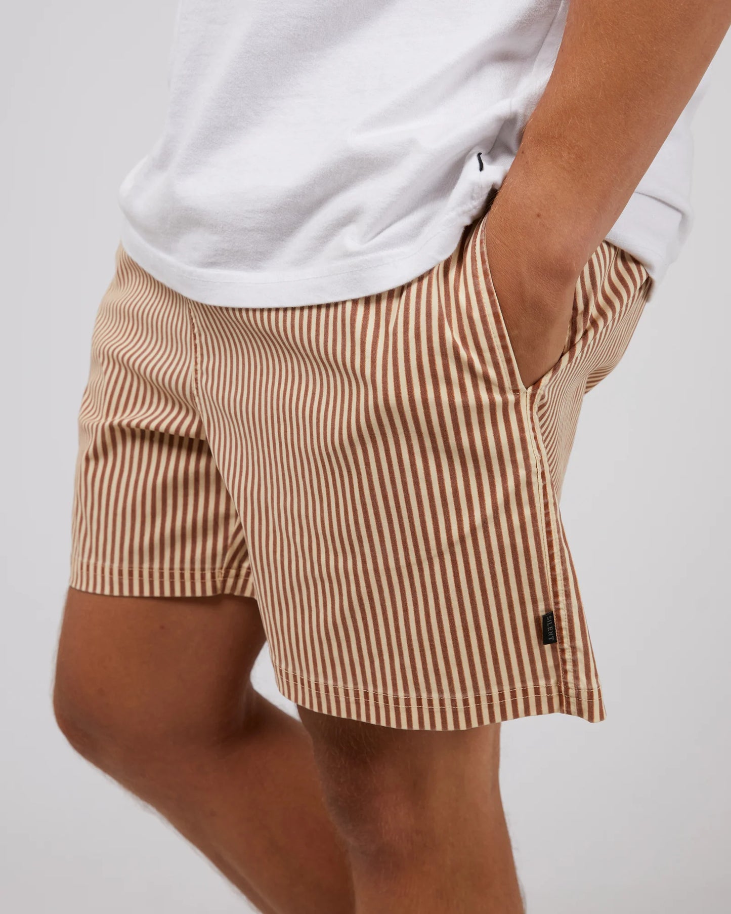 Stripe Short - Mushroom