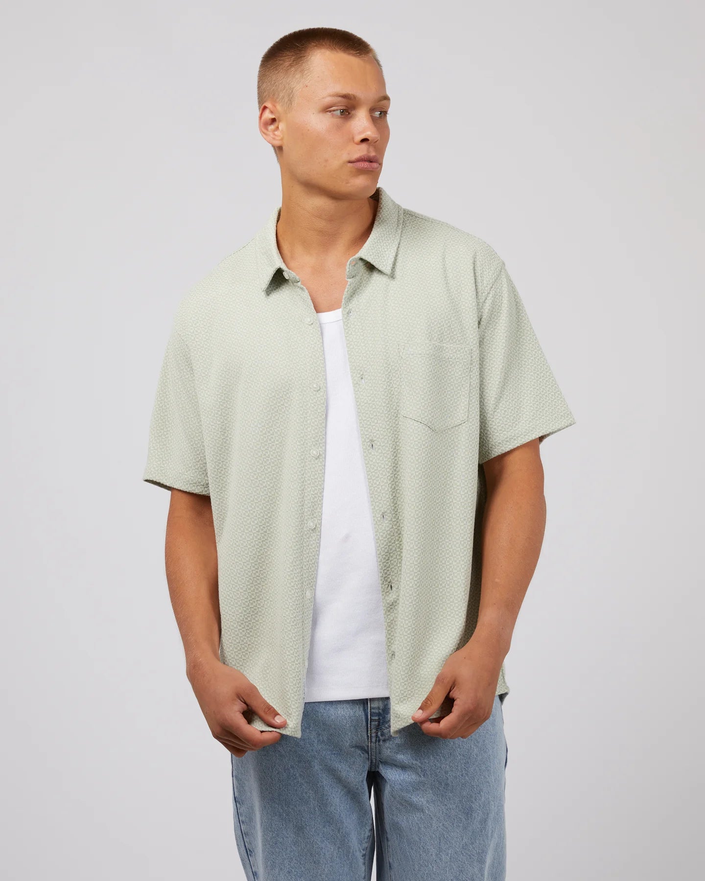 Textured Shirt - Sage