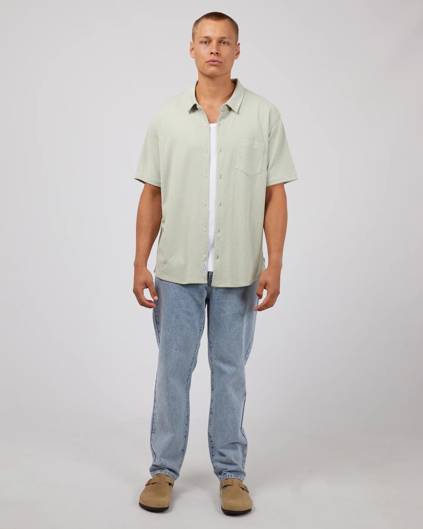 Textured Shirt - Sage