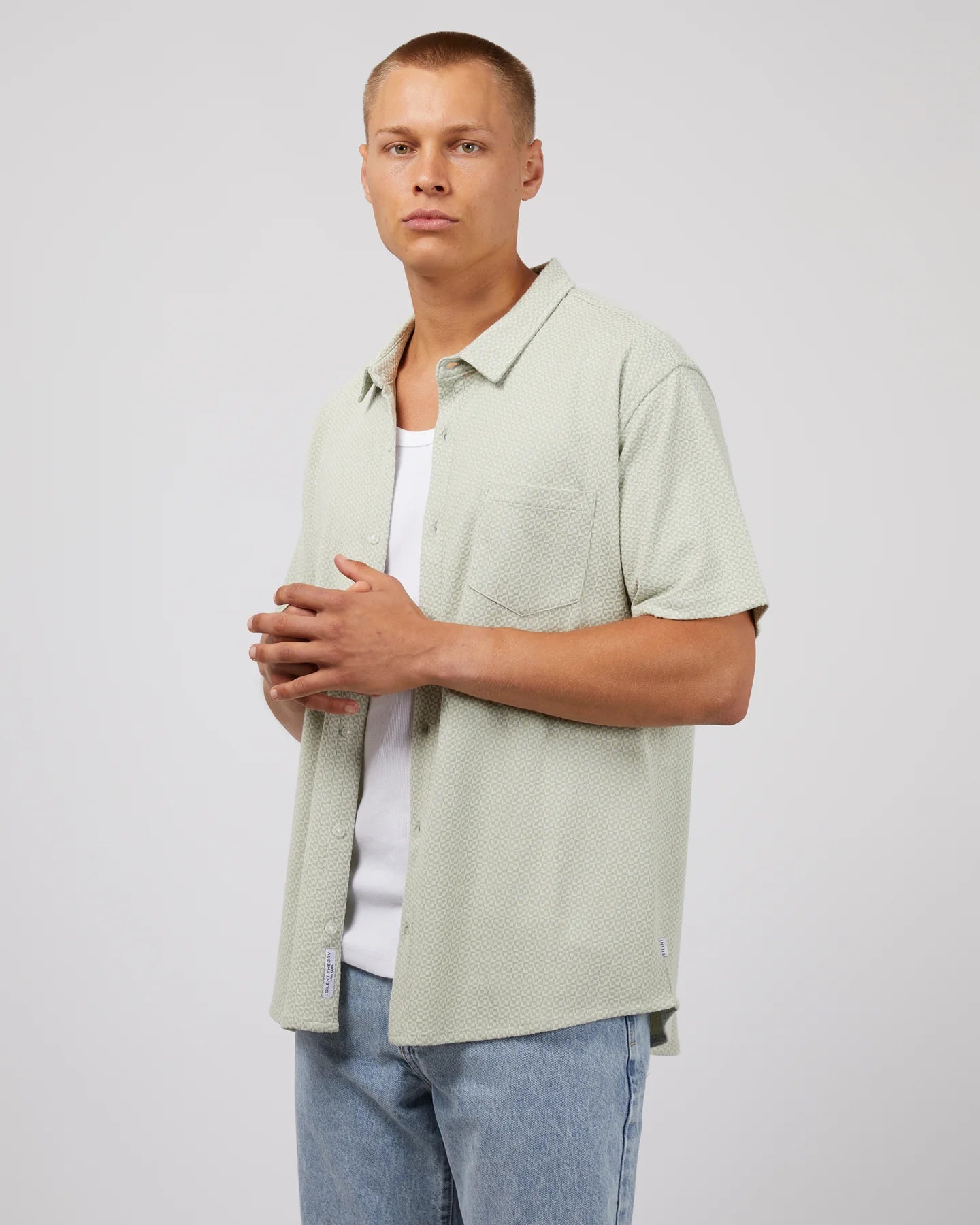 Textured Shirt - Sage