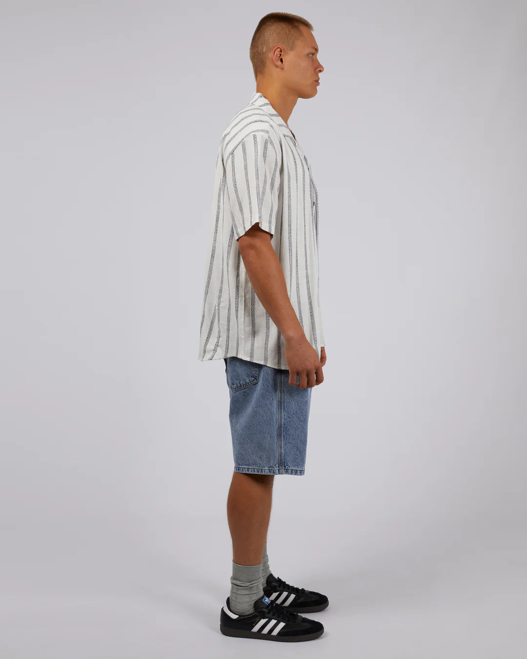 Drifter Stripe Shirt - White