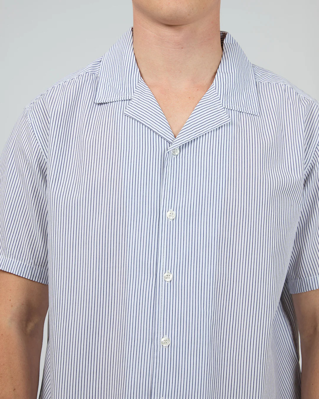 Charlie Stripe Shirt - White