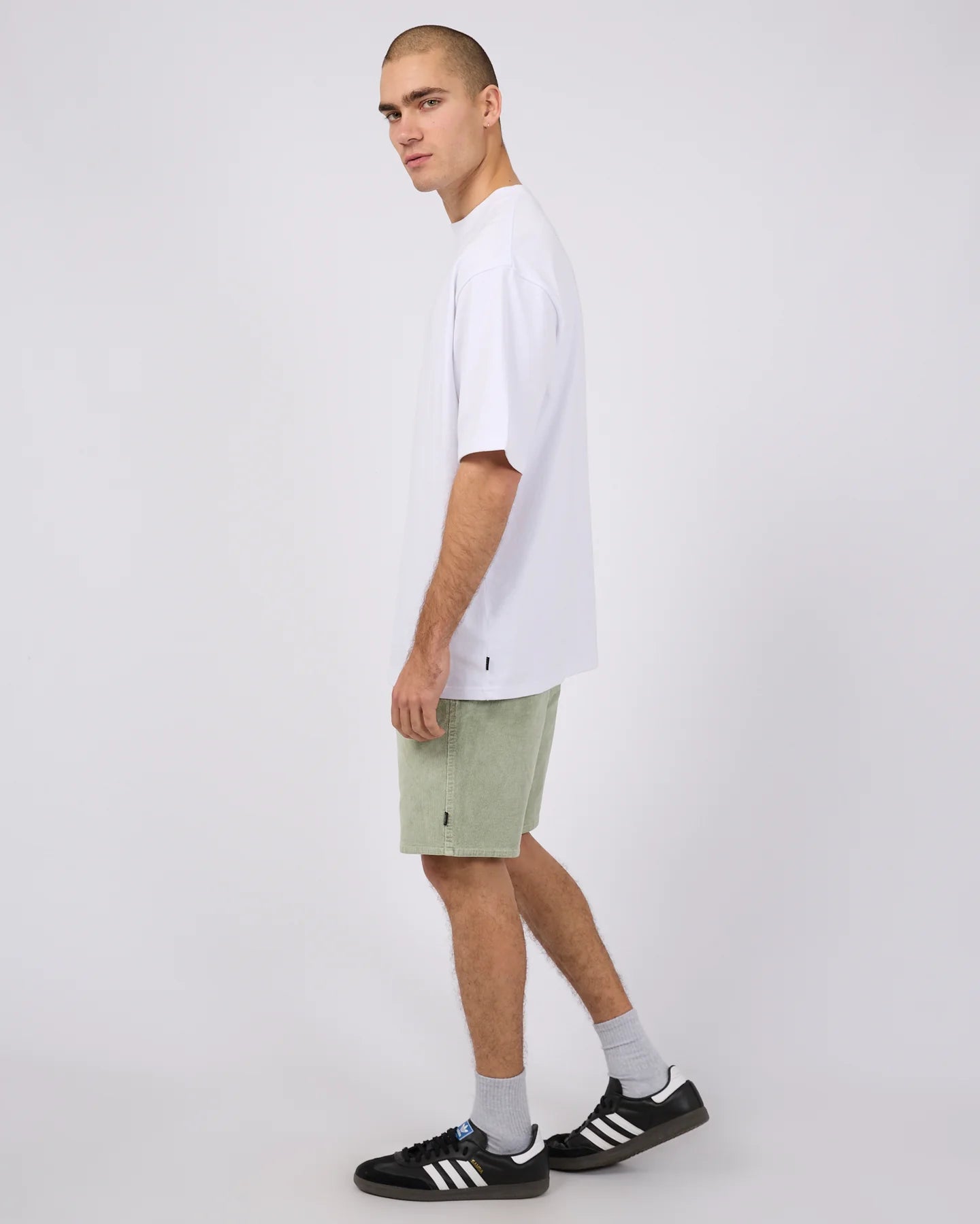 Cord Short - Light Green