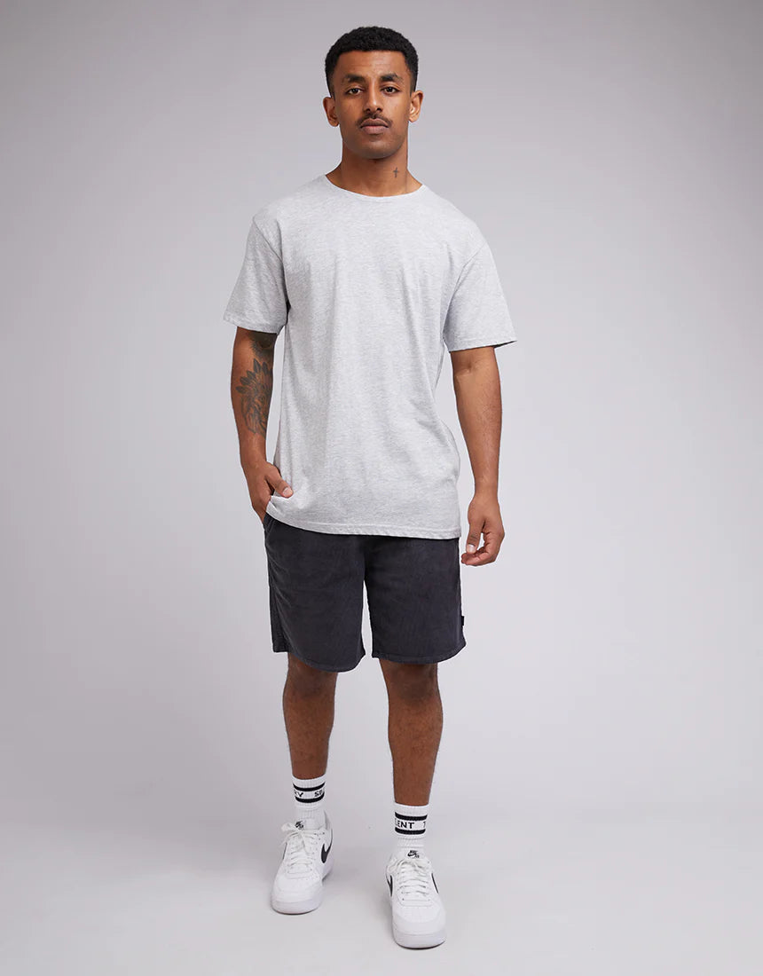 Cord Short - Washed Black