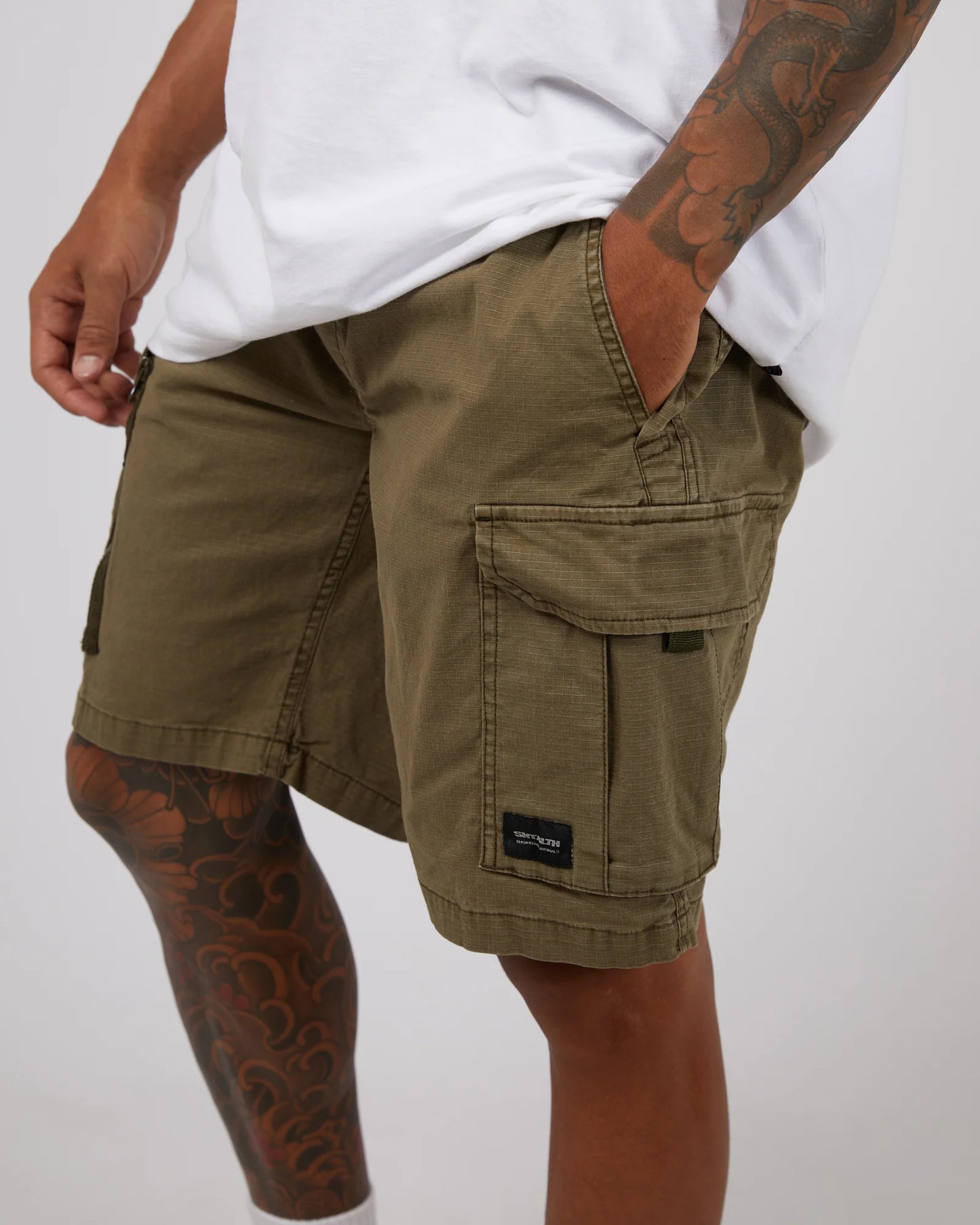 Ripstop Cargo Short - Khaki