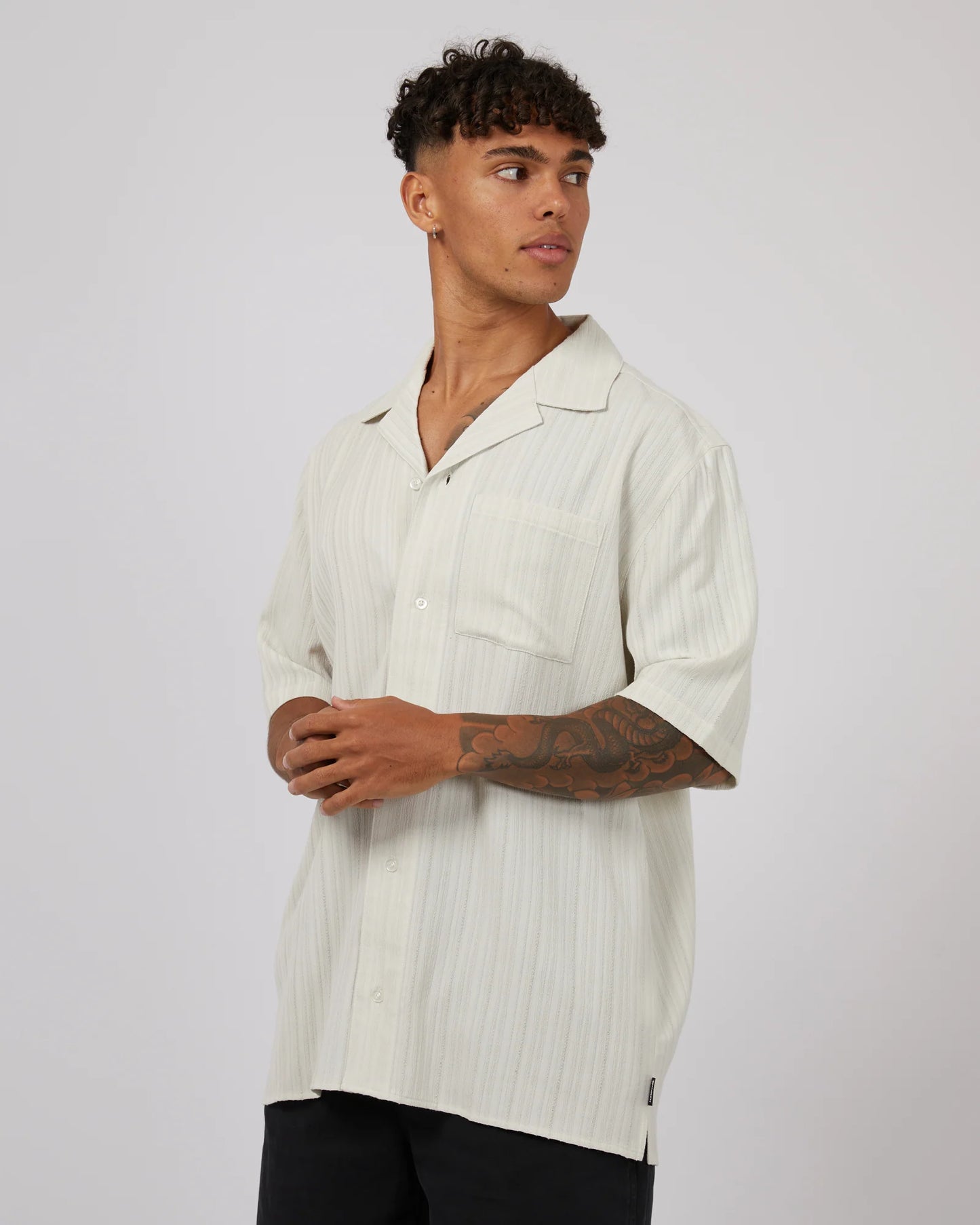 St Goliath Whitely S/S Shirt - Oatmeal