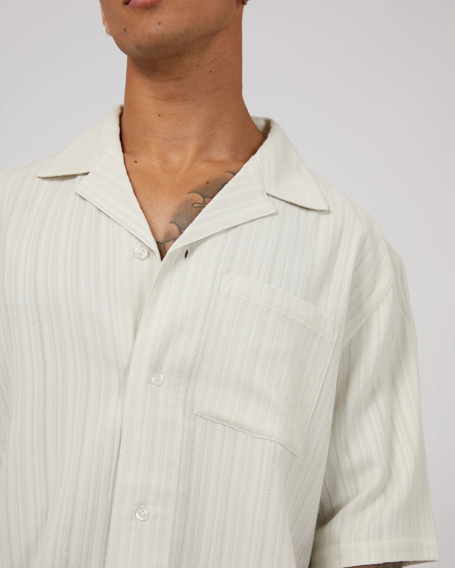 St Goliath Whitely S/S Shirt - Oatmeal