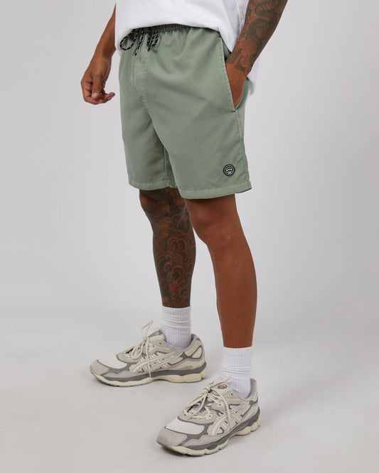 Illusion Short - Fig Green