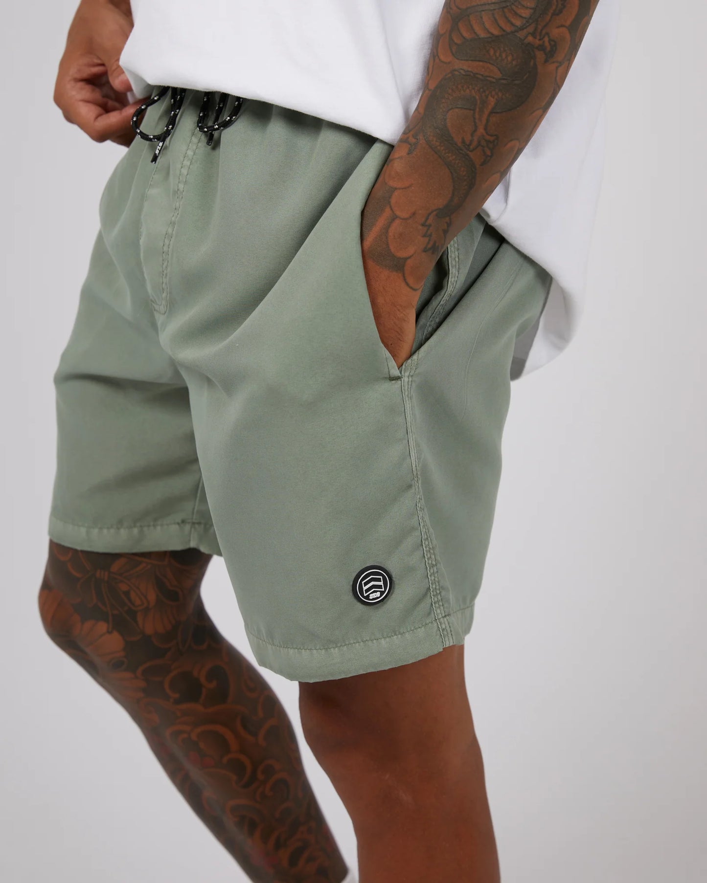 Illusion Short - Fig Green