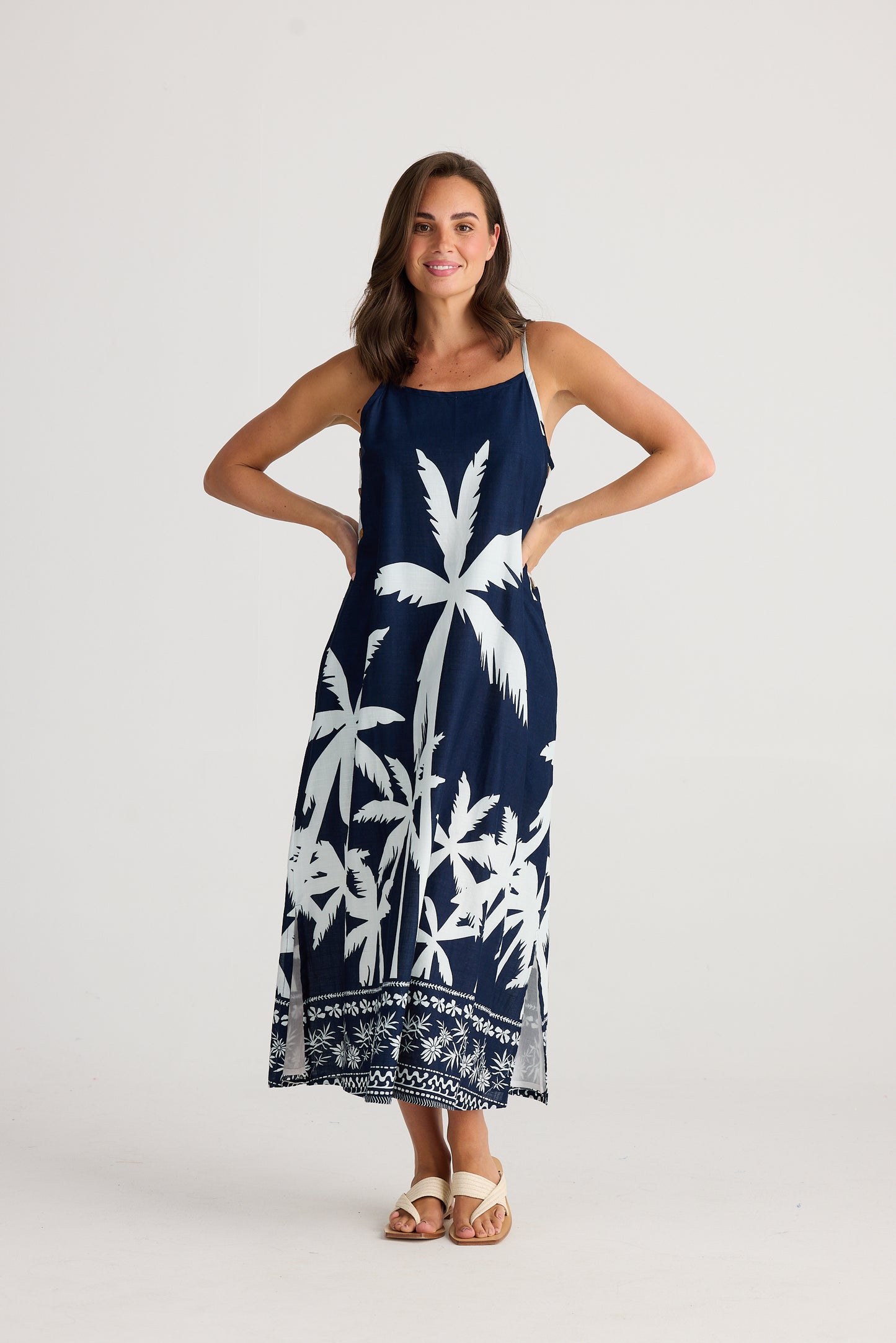 Cliffside Maxi Dress - Blue Haven