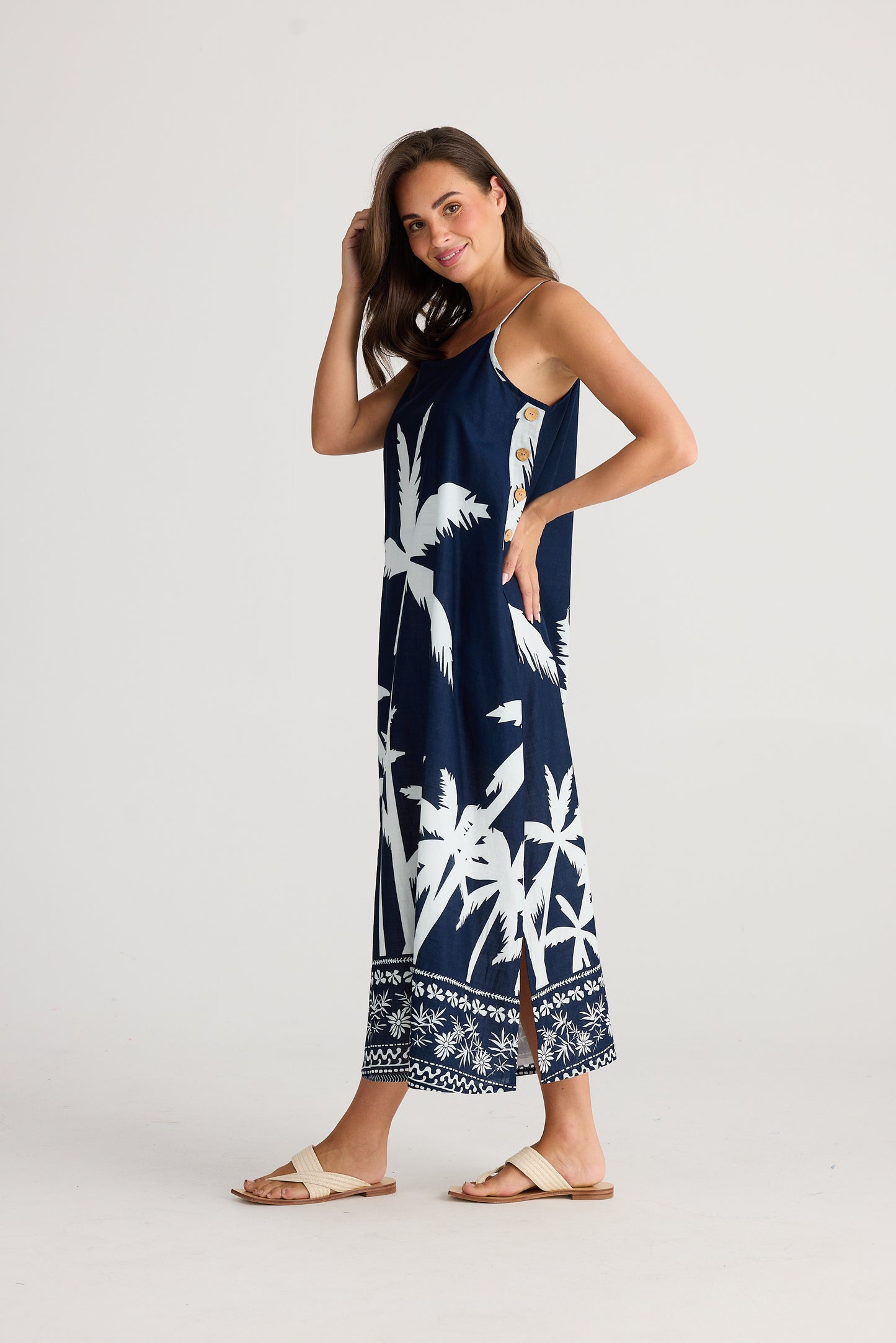 Cliffside Maxi Dress - Blue Haven