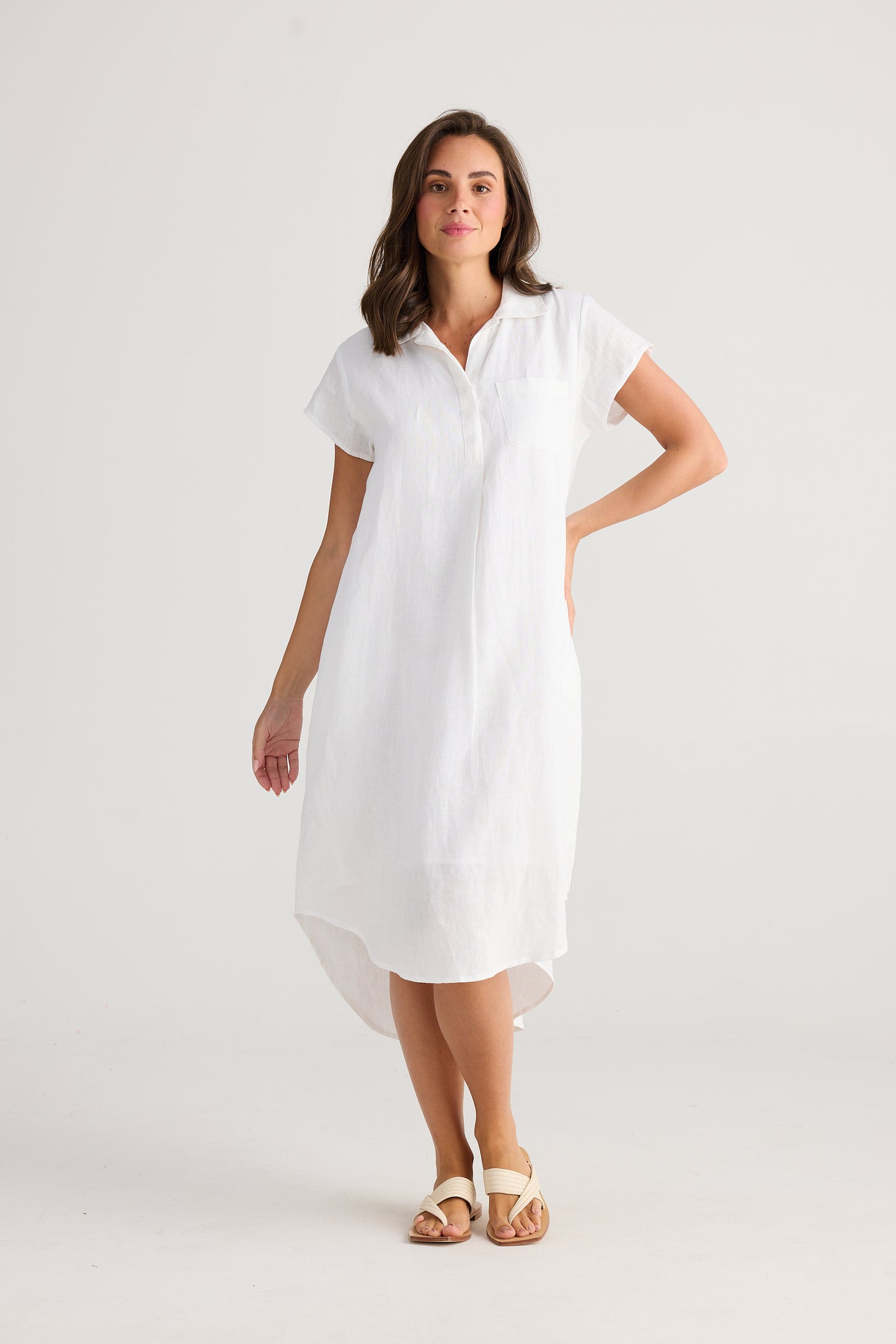 Ahoy Tunic - White