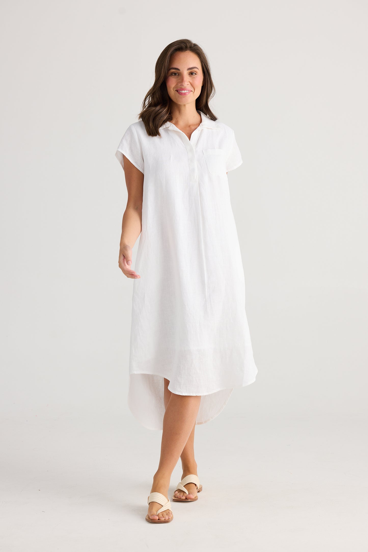 Ahoy Tunic - White