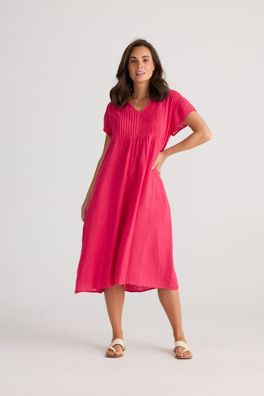 Alfresco Dress - Raspberry