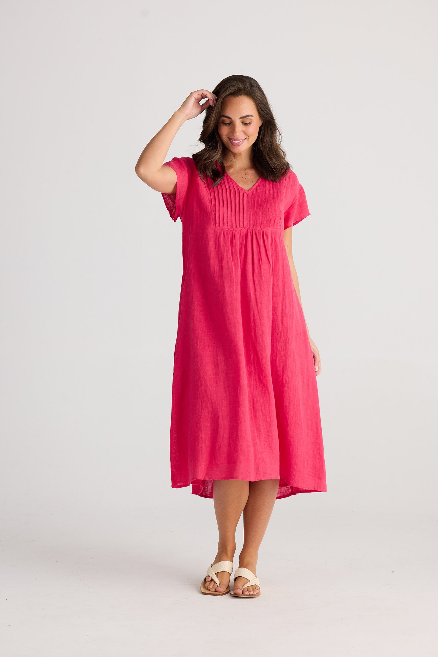 Alfresco Dress - Raspberry