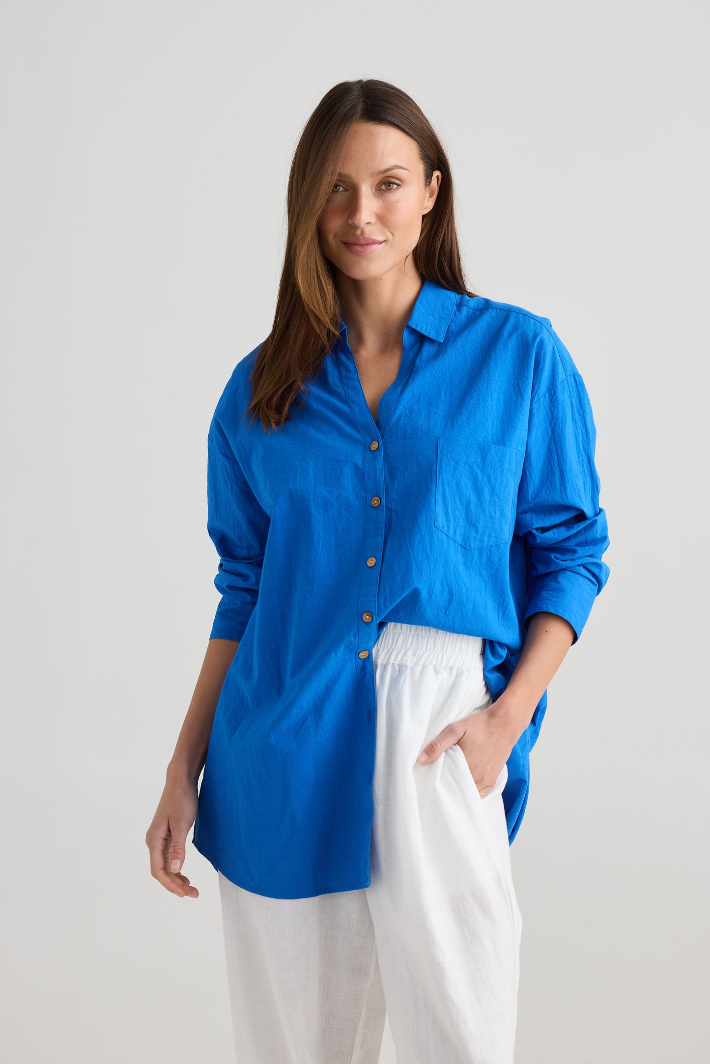 Coast Overshirt - Cornflower