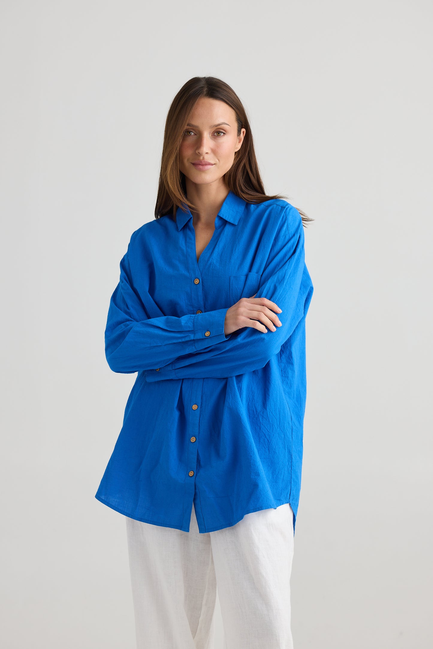 Coast Overshirt - Cornflower