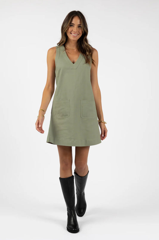 Gigi Shift Dress - Sage