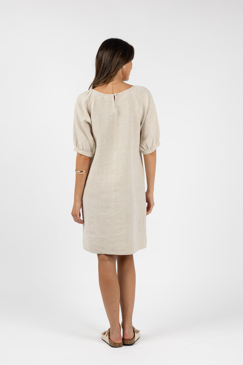 Lagoon Shift Dress - Natural