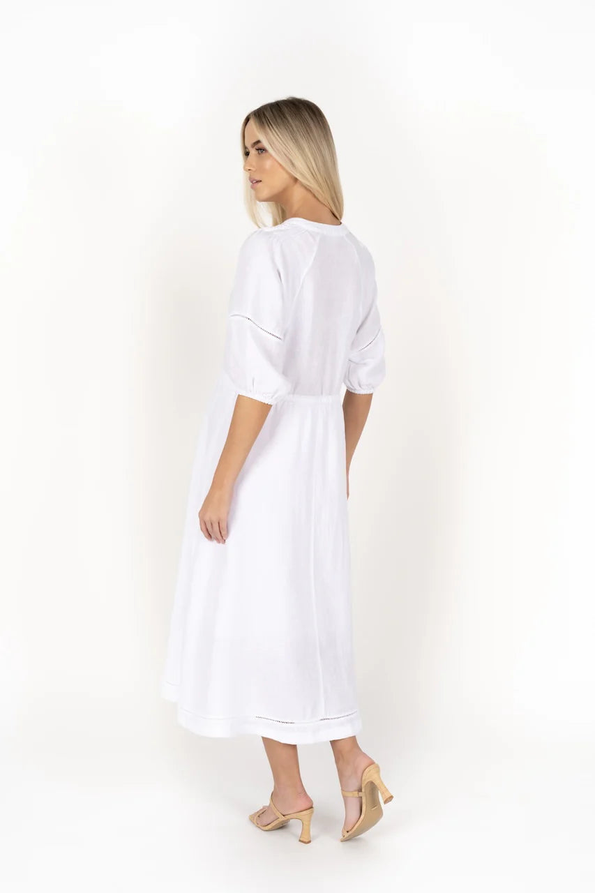 Ambrosia Midi Dress - White