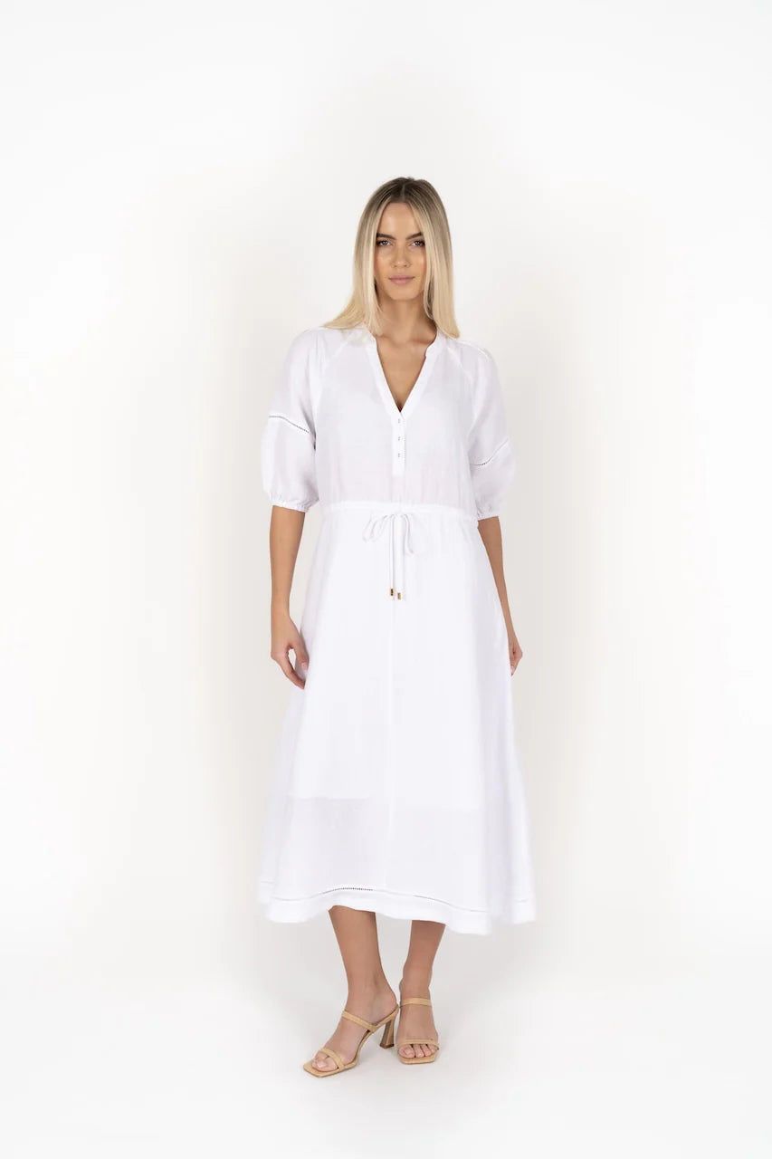 Ambrosia Midi Dress - White