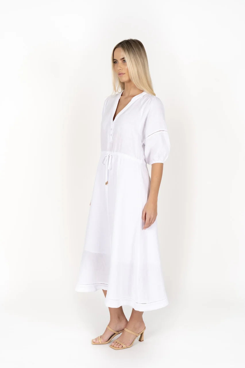 Ambrosia Midi Dress - White