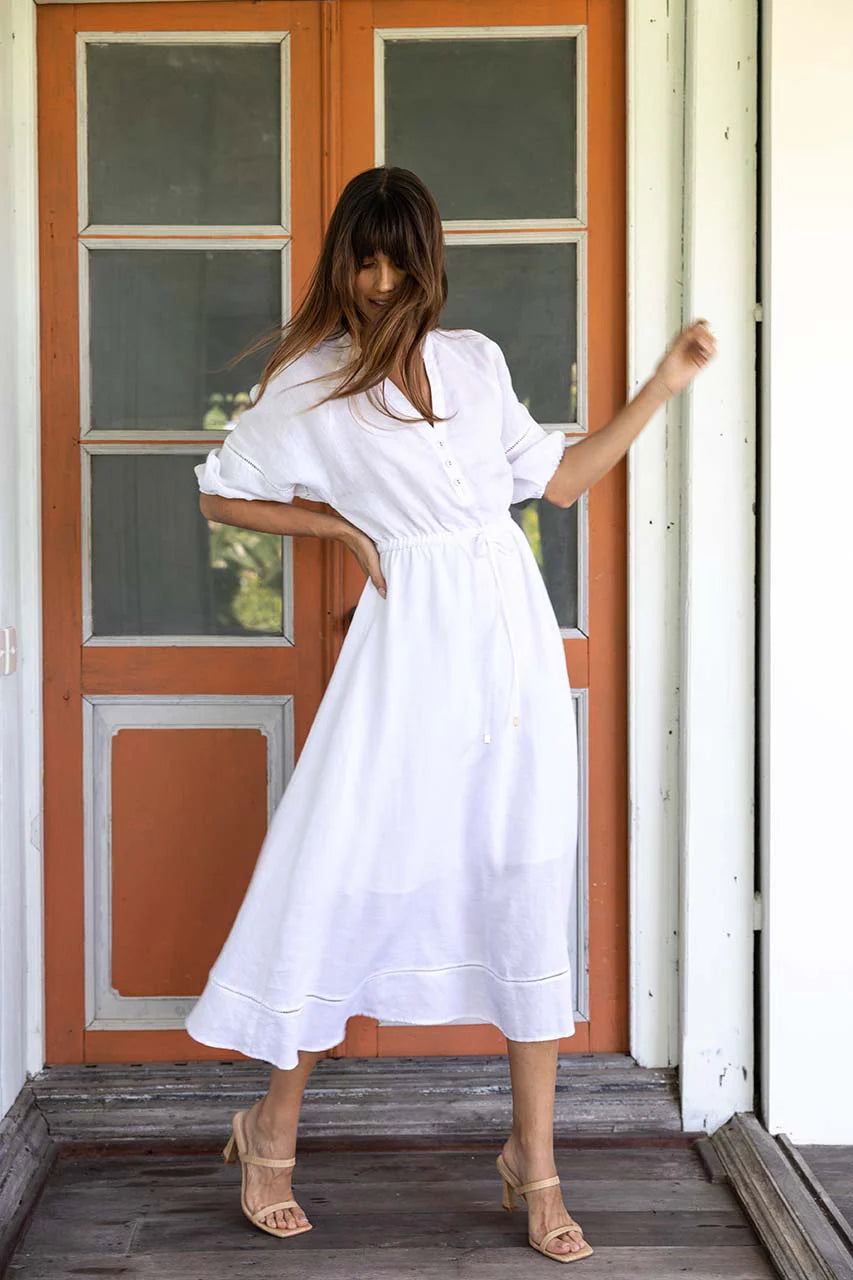 Ambrosia Midi Dress - White