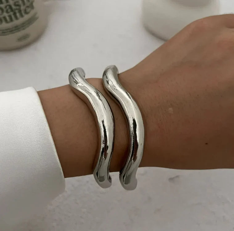 Jagger Bangle - Silver