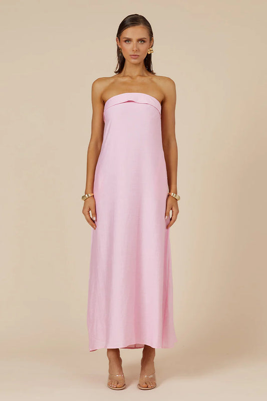 Saphira Maxi Dress - Bubblegum