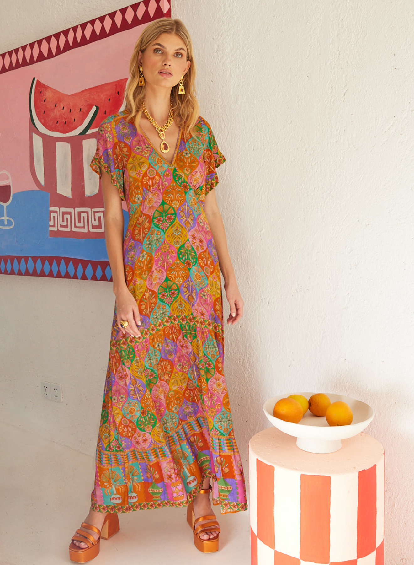 Delilah Party Maxi Dress