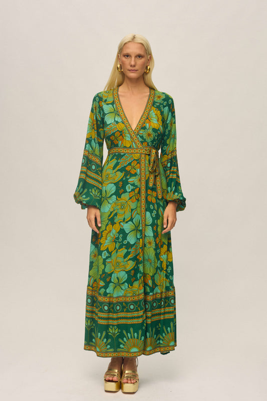 Allure Maxi Dress - emerald