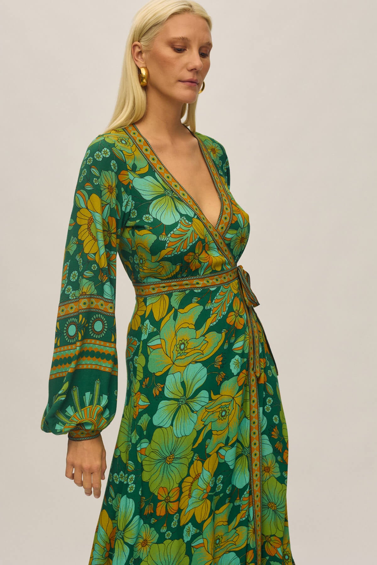 Allure Maxi Dress - emerald