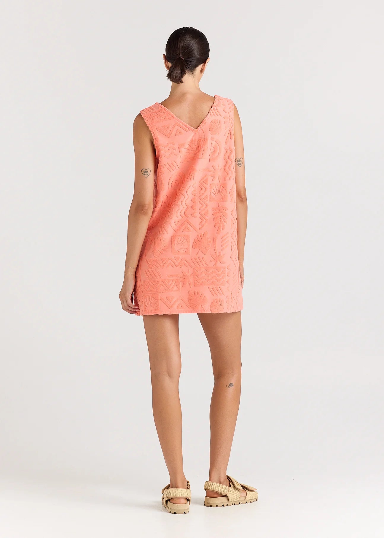 Mai Tai V Tunic Dress - Watermelon