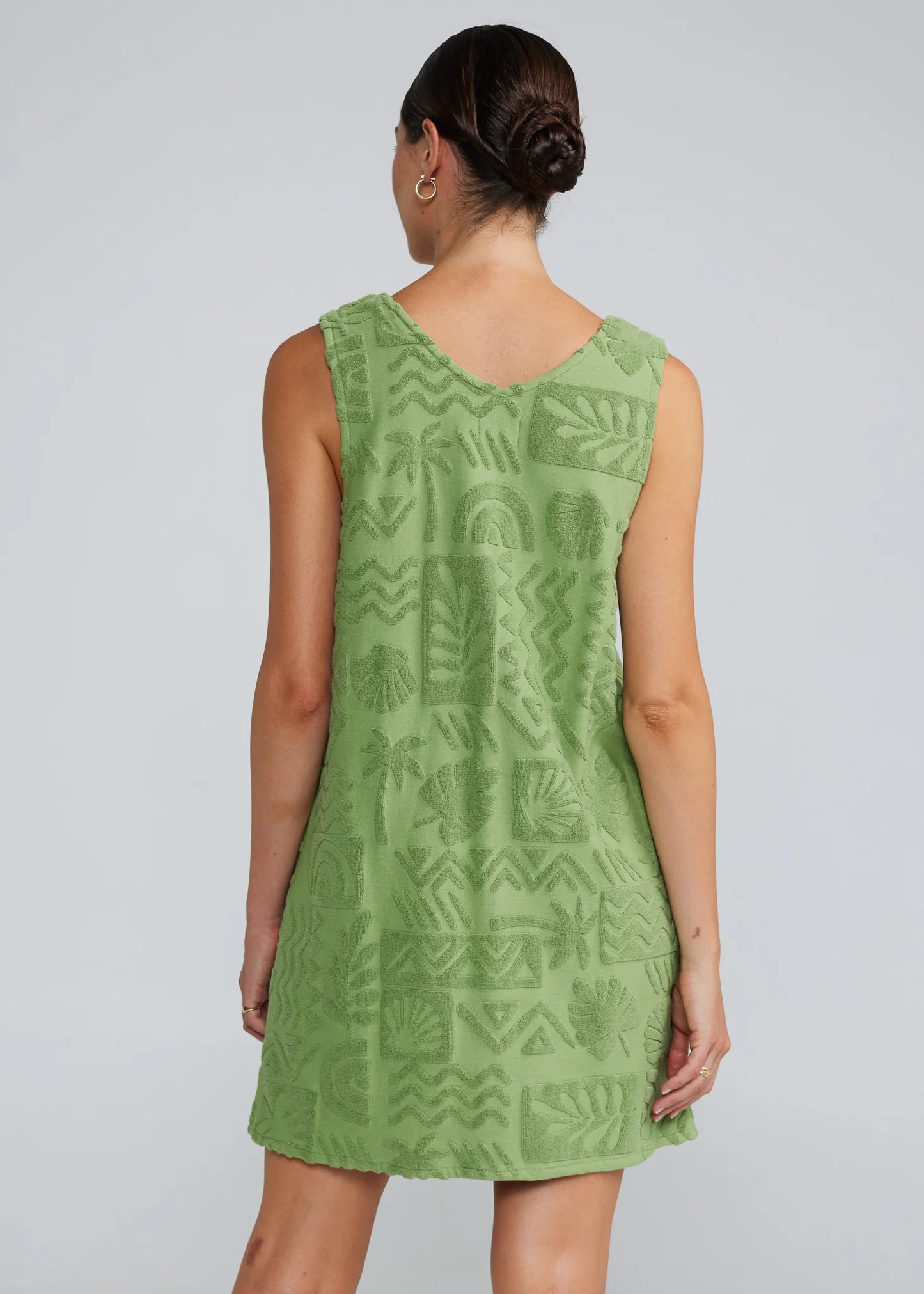 Mai Tai V Tunic Dress - Palm