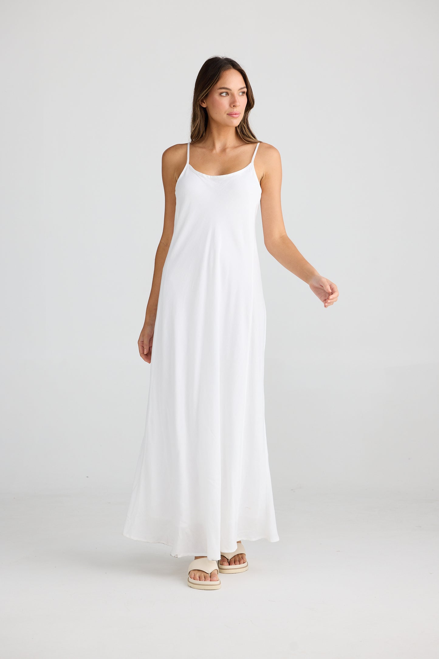 Claro Maxi Dress - White