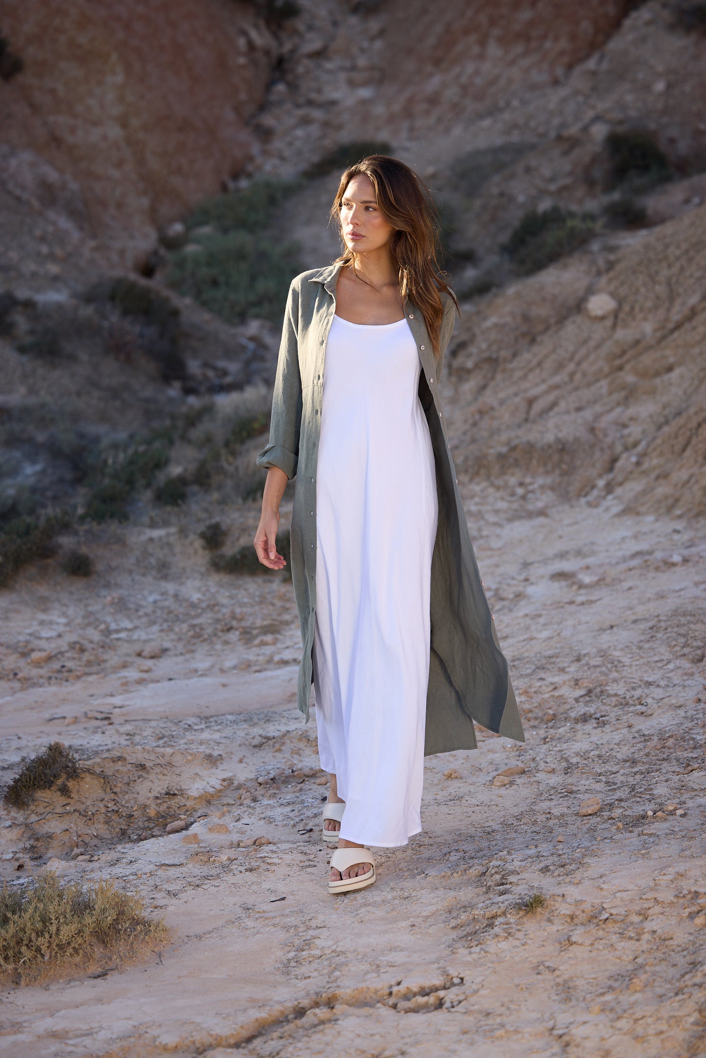 Claro Maxi Dress - White