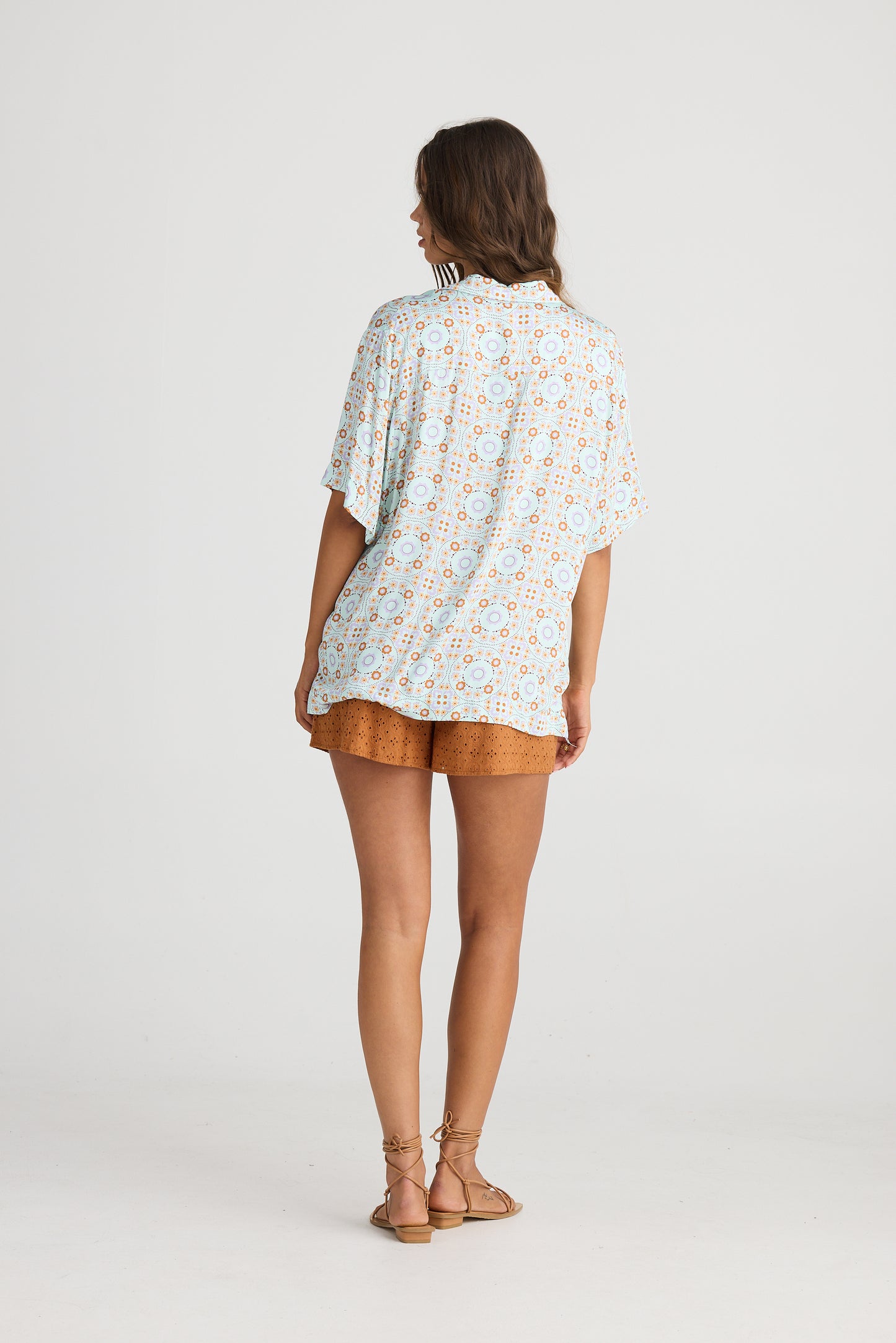 Palm Springs Shirt - Medina Blue