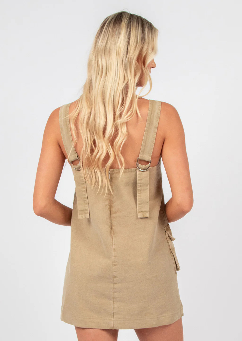 Aura Pinafore - Khaki